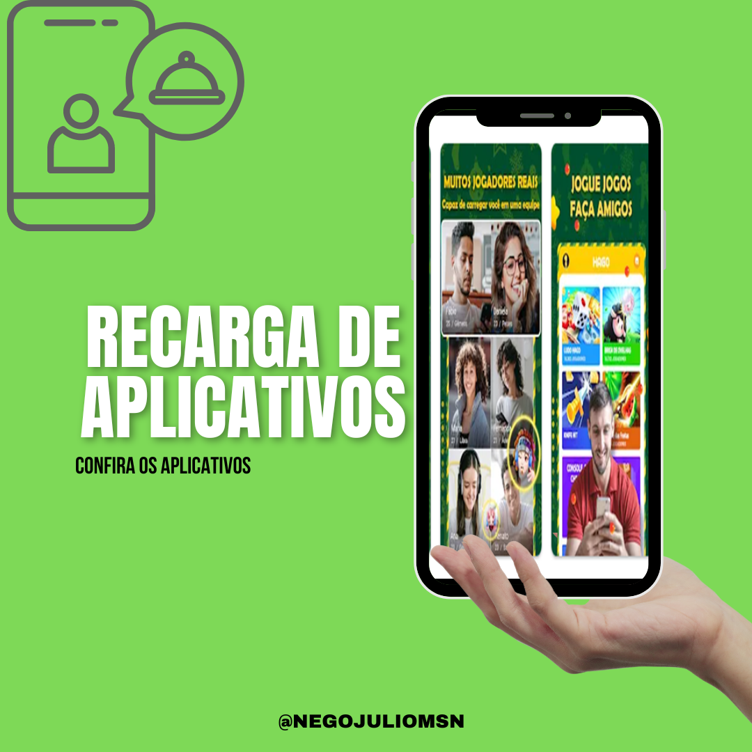 RECARGA DE APLICATIVOS LOJAS